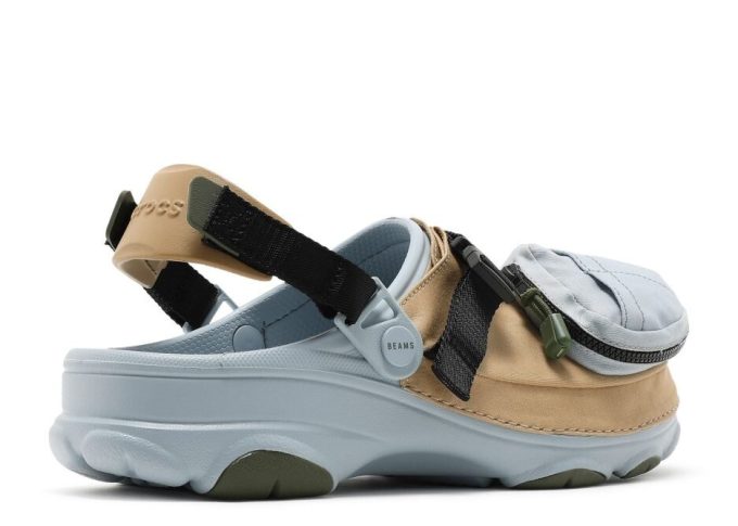 BEAMS x Classic Her Arazi Dış Mekan Terliği “Khaki Gri”