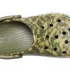 Crocs 4 Baskılı Kamuflaj Yeşil Unisex Sandalet 206232-354