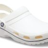 Crocs Aşınmaya Dayanıklı Kaymaz Spor Unisex Beyaz Siyah Sandalet “Beyaz Siyah” 205883-126