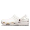 Crocs Aşınmaya Dayanıklı Rahat Spor Unisex Beyaz Kahverengi Sandaletler “Beyaz Kahverengi” 205883-0FW