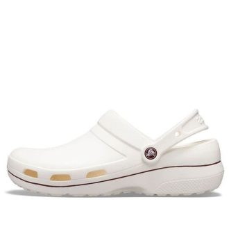 Crocs Aşınmaya Dayanıklı Rahat Spor Unisex Beyaz Kahverengi Sandaletler “Beyaz Kahverengi” 205883-0FW