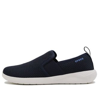 Crocs Ayakkabı Spor Günlük Ayakkabı “Koyu Mavi Beyaz” 205679-462