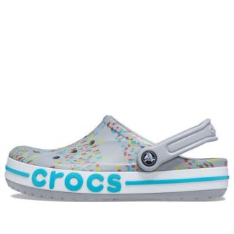 Crocs Baskılı Plaj Unisex Gri Mavi Sandalet “Gri Mavi” 206232-0ES
