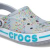 Crocs Baskılı Plaj Unisex Gri Mavi Sandalet “Gri Mavi” 206232-0ES