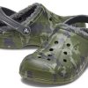 Crocs Baya Astarlı Clog Baskılı Polar Astarlı Unisex Kamuflaj Terlik 205975-97G
