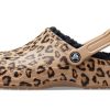 Crocs Baya Astarlı Clog Leopar Desenli Terlik 205975-98R