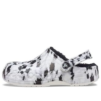 Crocs Baya Astarlı Clog Polar Astarlı Unisex Beyaz Gri Terlik “Beyaz Gri” 205975-10M