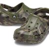 Crocs Baya Mermer Moda Açık Hava Unisex Askeri Yeşil Sandalet 206935-3TC
