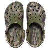 Crocs Baya Mermer Moda Açık Hava Unisex Askeri Yeşil Sandalet 206935-3TC