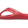 Crocs Baya Minimalist Günlük Düz Parmak Arası Terlik Kırmızı 11999-6EN