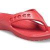 Crocs Baya Minimalist Günlük Düz Parmak Arası Terlik Kırmızı 11999-6EN