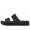 Crocs Baya Platform Sandaletler “Siyah” 208188-001