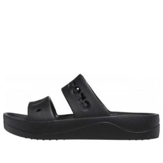 Crocs Baya Platform Sandaletler “Siyah” 208188-001