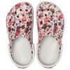 Crocs Bayaband Baskılı Klasik Ayakkabı “Beyaz Kahverengi Kırmızı” 205840-1CD