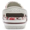 Crocs Bayaband Baskılı Klasik Ayakkabı “Beyaz Kahverengi Kırmızı” 205840-1CD