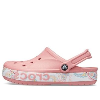 Crocs Bayaband Baskılı Pembe Unisex Sandaletler 206233-682
