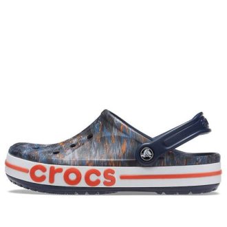Crocs Bayaband Baskılı Sandaletler Derin Mavi 205840-4SC