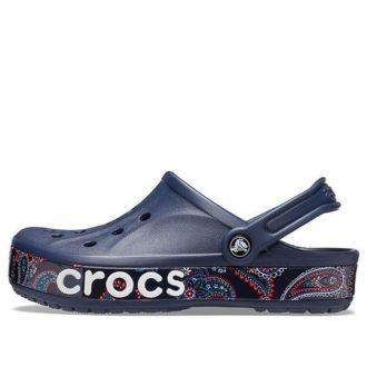 Crocs Bayaband Baskılı Unisex Mavi Sandalet 206233-410