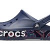 Crocs Bayaband Baskılı Unisex Mavi Sandalet 206233-410