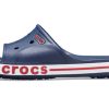 Crocs Bayaband Clog Mavi Beyaz Kırmızı Unisex Terlik 205392-4CC