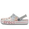 Crocs Bayaband Plaj Açık Gri Çiçekli Sandalet 206232-0GN