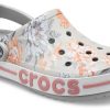 Crocs Bayaband Plaj Açık Gri Çiçekli Sandalet 206232-0GN