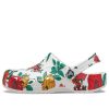 Crocs Beach White Flowers Sandaletler “Beyaz Kırmızı Yeşil” 206230-10D