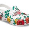 Crocs Beach White Flowers Sandaletler “Beyaz Kırmızı Yeşil” 206230-10D