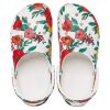 Crocs Beach White Flowers Sandaletler “Beyaz Kırmızı Yeşil” 206230-10D