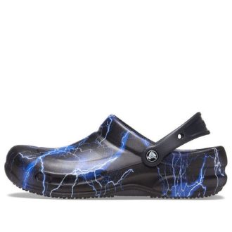 Crocs Bistro Cıvataları “Black Lightning Bolts” 204044-0GZ