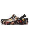 Crocs Bistro Graphic Clogs “Siyah Çok Renkli” 204044-0S3