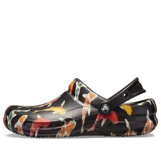 Crocs Bistro Graphic Clogs “Siyah Çok Renkli” 204044-0S3