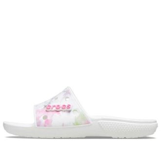 Crocs Classic Bleach Dye Slides “Beyaz Pembe” 207411-94S