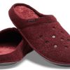Crocs Classic Casual Thicken Stay Warm Unisex Şarap Kırmızısı Terlik 203600-60U