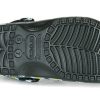 Crocs Classic clo papatya Tam Baskılı Sandalet Unisex Siyah 206375-0ZI