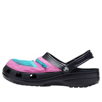 Crocs Classic Clog Cepli Sandaletler Siyah Pembe 206612-0I8