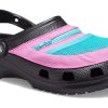 Crocs Classic Clog Cepli Sandaletler Siyah Pembe 206612-0I8