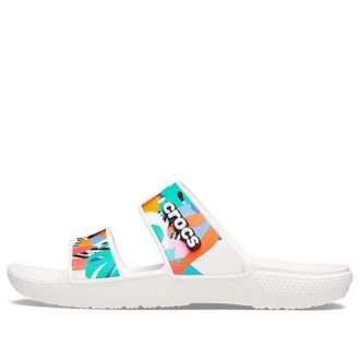 Crocs Classic Clog Cozy Unisex Beyaz Çok Renkli Terlik “Beyaz” 207856-94S