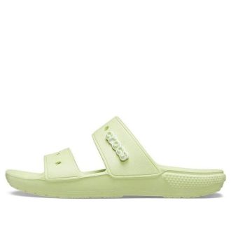 Crocs Classic Clog Cozy Unisex Gri Yeşil Terlik 206761-335