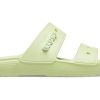 Crocs Classic Clog Cozy Unisex Gri Yeşil Terlik 206761-335