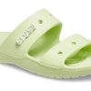 Crocs Classic Clog Cozy Unisex Gri Yeşil Terlik 206761-335