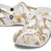 Crocs Classic Clog Kamuflaj Baskılı Plaj Sandaleti Beyaz Kamuflaj Unisex 206454-94S