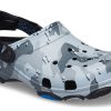 Crocs Classic Clog Çöl Kamuflajı Açık Hava Plaj Unisex Siyah Gri Sandalet 207305-097