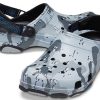 Crocs Classic Clog Çöl Kamuflajı Açık Hava Plaj Unisex Siyah Gri Sandalet 207305-097