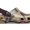 Crocs Classic Clog Çöl Kamuflaj Plaj Unisex Siyah Kahverengi Sandalet 207305-088