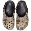 Crocs Classic Clog Çöl Kamuflaj Plaj Unisex Siyah Kahverengi Sandalet 207305-088