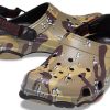 Crocs Classic Clog Çöl Kamuflaj Plaj Unisex Siyah Kahverengi Sandalet 207305-088