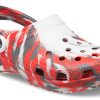 Crocs Classic Clog Marble Beach Sports Unisex Kırmızı Beyaz Sandalet “Kırmızı Beyaz” 206867-884