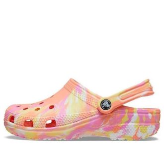 Crocs Classic Clog Marble Beach Sports Unisex Kırmızı Çok Renkli Sandalet “Kırmızı” 206867-83F