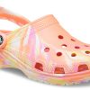 Crocs Classic Clog Marble Beach Sports Unisex Kırmızı Çok Renkli Sandalet “Kırmızı” 206867-83F